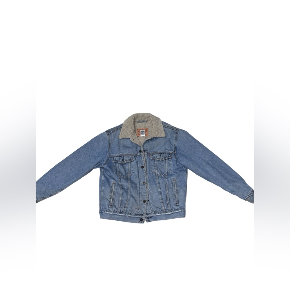 Levi's Vintage (80s) Blue Denim Jacket with Collar Men’s Size M